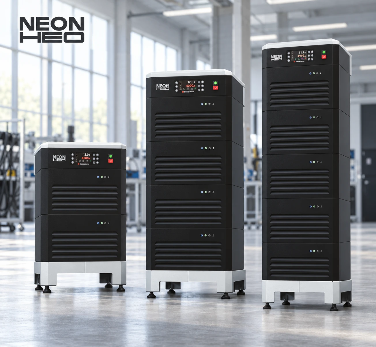 Выпрямители NEON НЕО IP65 — стойки с двумя, четырьмя и пятью силовыми модулями